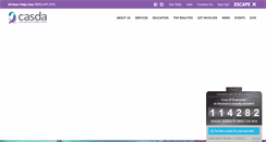 Desktop Screenshot of casda.org